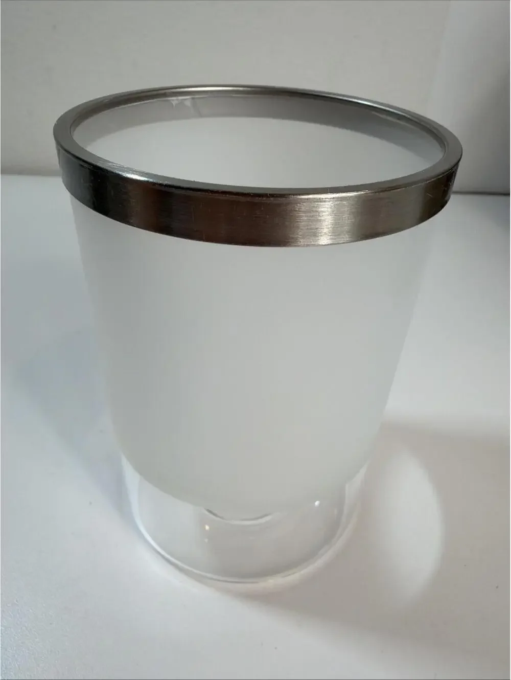 New Glass Shade for Hampton Bay Truitt 1001 255 327, Clear/Sand Glass, 1 pc